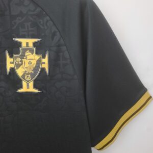 Camiseta Vasco da Gama 2023/24 Local — detalle cuello y franja dorada