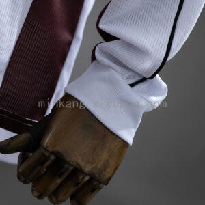 Camiseta FC St. Pauli 1991 Retro Visitante Manga Larga - detalle tejido acanalado