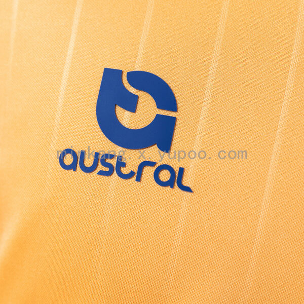Camiseta Racing de Santander 2023/24 Tercera — detalle logo Austral