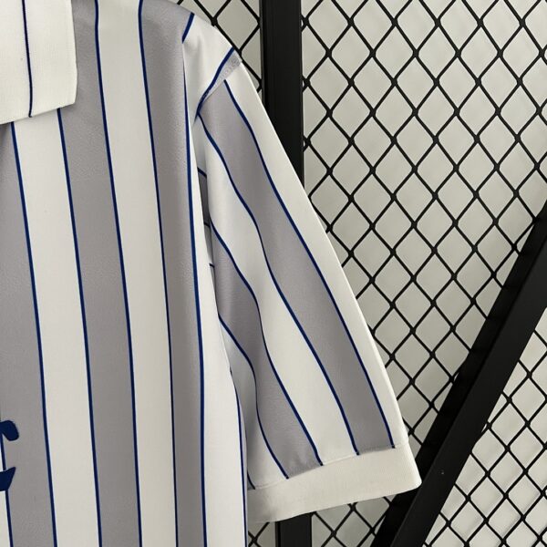 Camiseta Everton 1990 Retro Local - franjas y diseño frontal