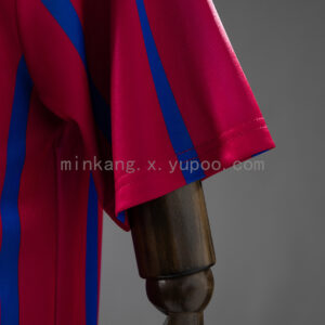 Camiseta Girondins de Bordeaux 1990/91 Retro Local - detalle franjas azules