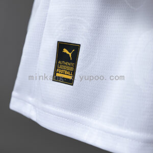 Camiseta Olympique de Marseille 2023/24 Local Manga Larga - detalle patrocinador CMA CGM