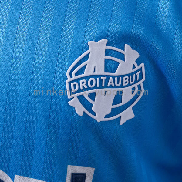 Camiseta Olympique de Marseille 1990 Retro - textura de la tela