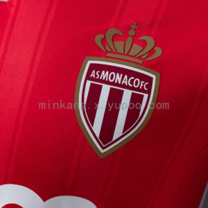 Camiseta AS Monaco 2000 Retro Local - detalle