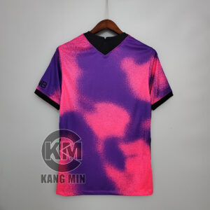 Camiseta Paris Saint-Germain 2020/21 Visita - detalle patrón de salpicado rosa