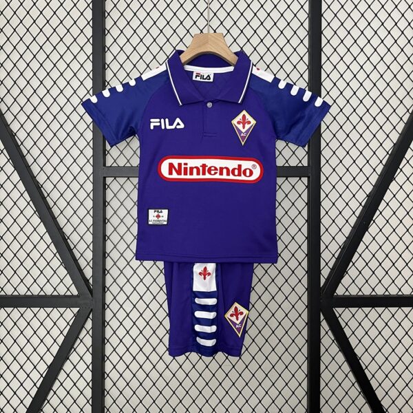Camiseta Fiorentina 1998 Retro Local - detalle