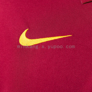 Camiseta AS Roma 1927 Retro Local - detalle cuello polo