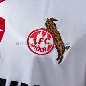Camiseta 1. FC Köln 1999/00 Retro Local - detalle patrocinador Samsung