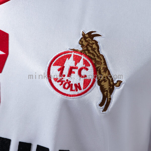Camiseta 1. FC Köln 1999/00 Retro Local - detalle patrocinador Samsung
