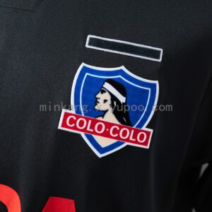 Camiseta Colo Colo 1991 Visita Retro - detalle frontal inferior con sponsor