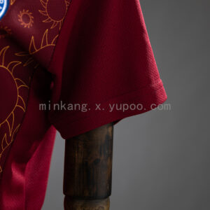 Camiseta Esporte Clube Bahia 2023/24 Tercera — detalle patrón soles