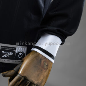 Camiseta Botafogo 2000 Retro Local Manga Larga — detalle cuello