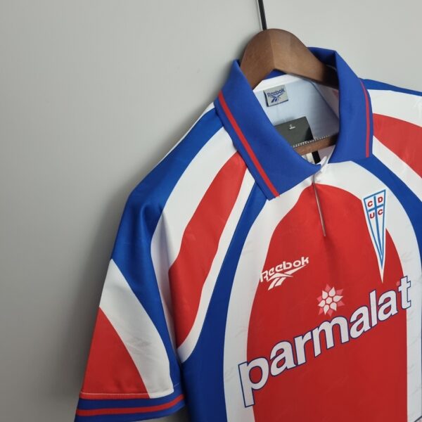 Camiseta Universidad Catolica 1998 Retro Local - detalle patrocinador Parmalat