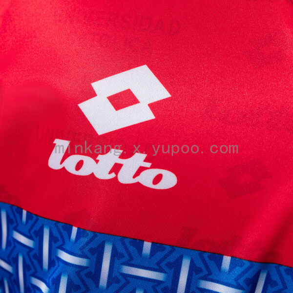 Camiseta Universidad Católica 1996 Retro Local Manga Larga - detalle cuello