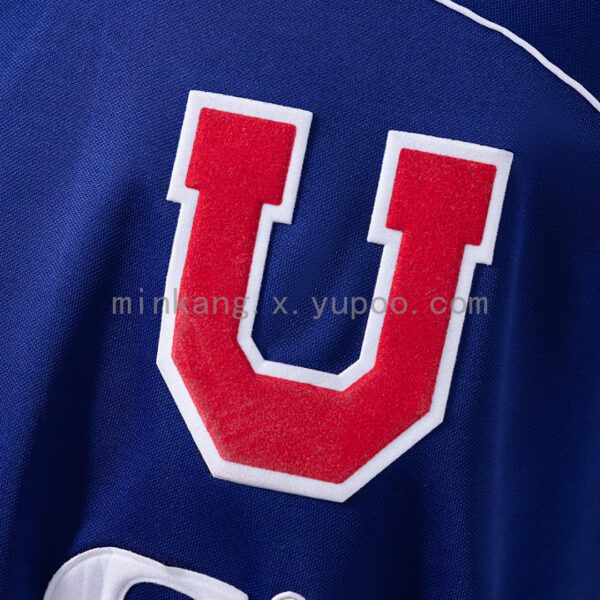 Camiseta Universidad de Chile 1998 Retro Local - detalle cuello y ribetes