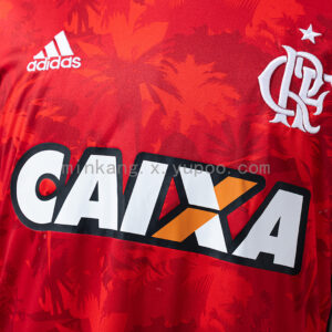 Camiseta Flamengo 2016/17 Retro Visita — detalle logo Adidas