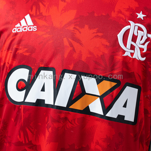 Camiseta Flamengo 2016/17 Retro Visita — detalle logo Adidas
