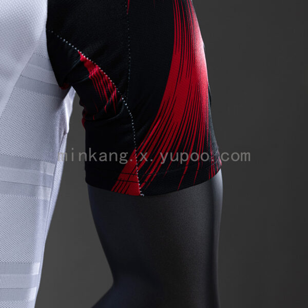 Camiseta Flamengo 2024/25 Visita Versión Jugador — detalle patrón gráfico mangas