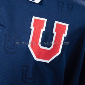 Camiseta Universidad de Chile 1998 Retro Local - detalle estampado del tejido