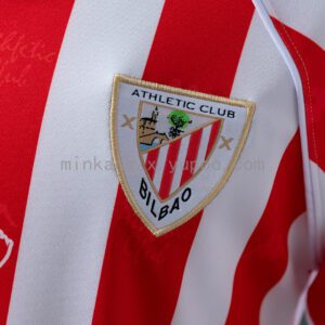Camiseta Athletic Bilbao 1998 Retro Local — detalle tejido de la camiseta