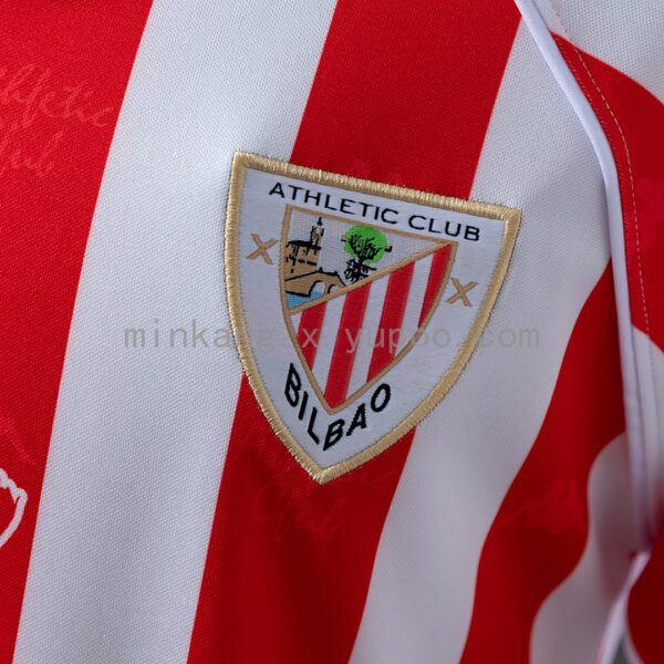 Camiseta Athletic Bilbao 1998 Retro Local — detalle tejido de la camiseta