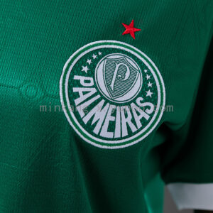 Camiseta Palmeiras 2023/24 Local Mujer — detalle cuello