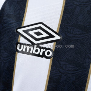 Camiseta Santos 2023 Visita — detalle patrocinador Binance