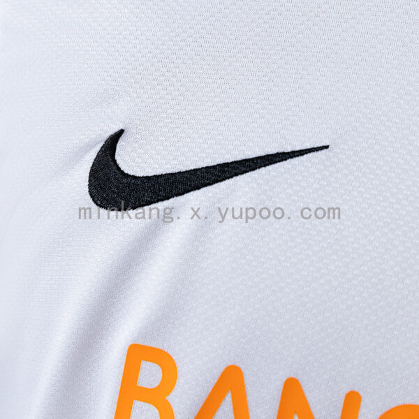 Camiseta Santos FC 2023/24 Local Manga Larga — detalle patrocinador BMG