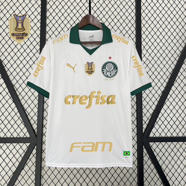 Camiseta Palmeiras 2024 Visita — detalle cuello