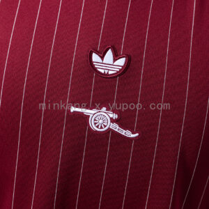 Camiseta Arsenal 1988 Retro Pinstripe Edición Especial - detalle