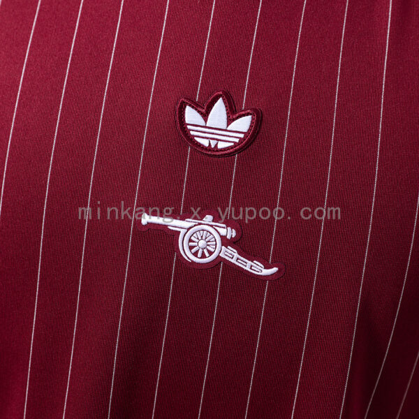 Camiseta Arsenal 1988 Retro Pinstripe Edición Especial - detalle