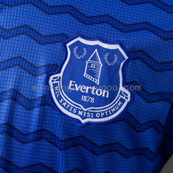 Camiseta Everton 2023/24 Local - detalle cuello en V