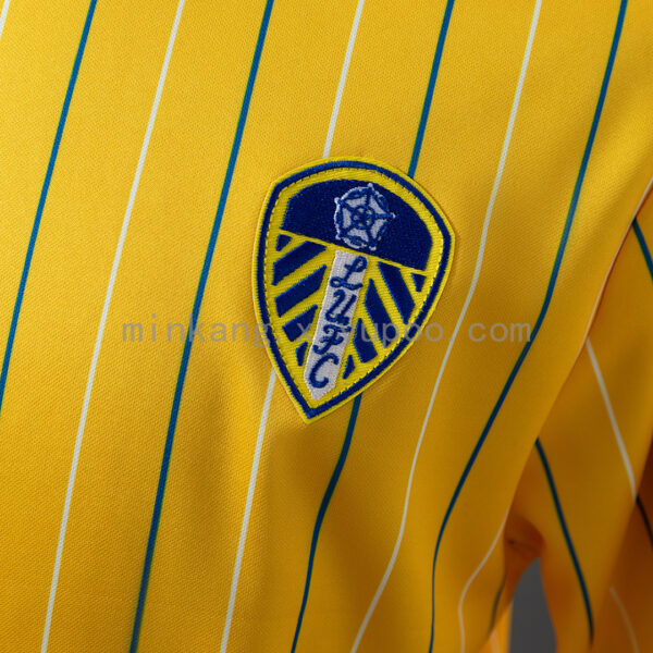 Camiseta Leeds United 1988/89 Retro Visita - detalle logo Adidas