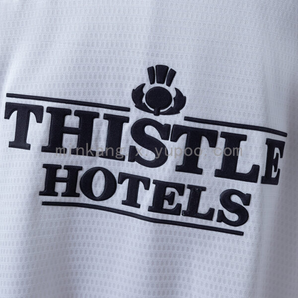 Camiseta Leeds United 1994/95 Retro Local - detalle firma pecho derecho