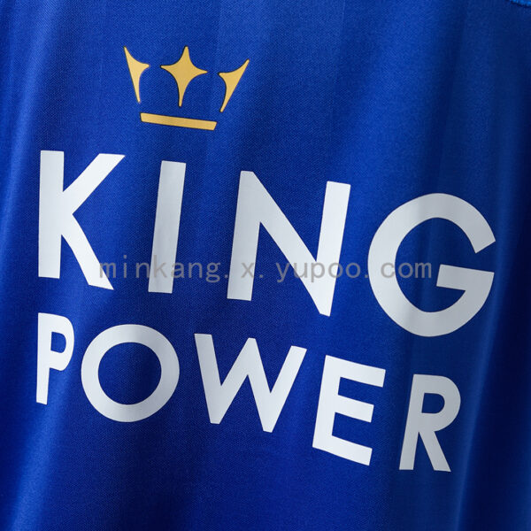 Camiseta Leicester City 2016/17 Local Retro - vista lateral