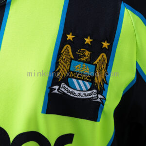 Camiseta Manchester City 1996/97 Visita Retro - detalle cuello y hombro