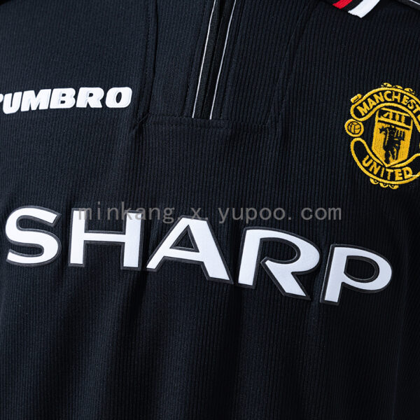 Camiseta Manchester United 1994/95 Retro Tercera Manga Larga - detalle