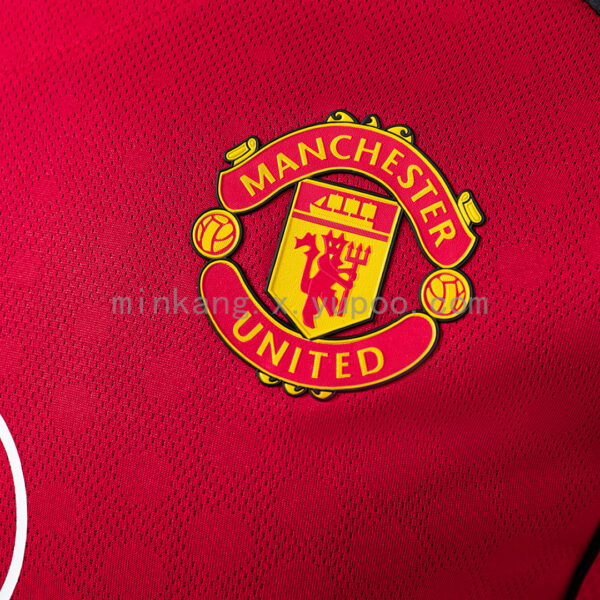 Camiseta Manchester United 2023/24 Local Versión Jugador Manga Larga - detalle