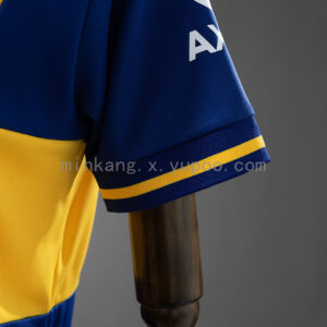 Camiseta Boca Juniors 2021 Retro Local - detalle franja amarilla