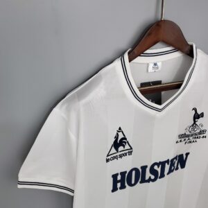 Camiseta Tottenham Hotspur 1983/84 Retro Local - detalle sponsor Holsten