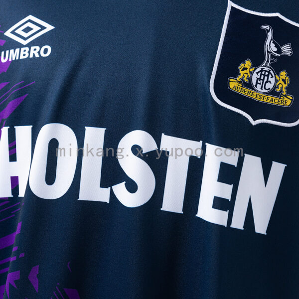 Camiseta Tottenham Hotspur 1995/96 Retro Visita - detalle