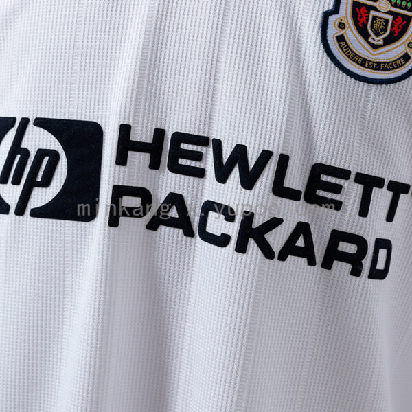 Camiseta Tottenham Hotspur 1995/96 Retro Local Manga Larga - detalle cuello