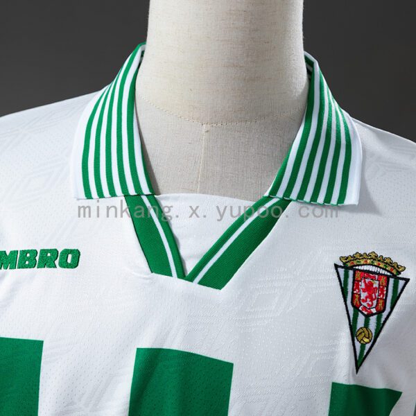Camiseta Córdoba CF 1991 Retro Local - detalle textura