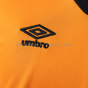 Camiseta Wolverhampton Wanderers 1990/91 Retro Portero - detalle patrón manga