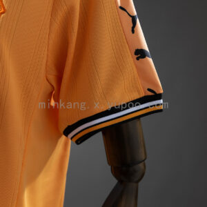 Camiseta Wolverhampton Wanderers 1990/91 Local - detalle cuello
