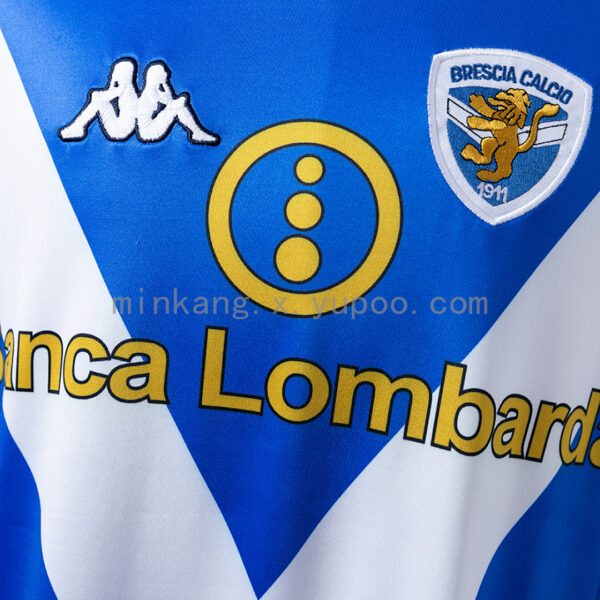Camiseta Brescia Calcio 2000/01 Retro Local - detalle