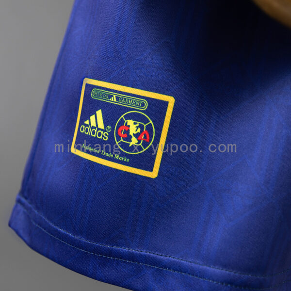 Camiseta Club América 1990/91 Visita Manga Larga - detalle dobladillo inferior y costuras