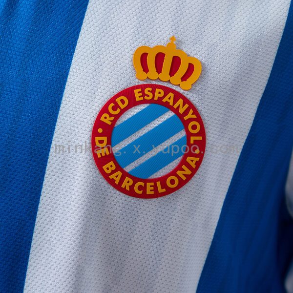 Camiseta Espanyol 2021/22 Local — detalle tejido y material