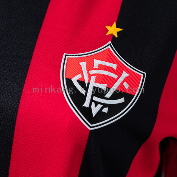 Camiseta Vitória 2024/25 Local Mujer — detalle mangas