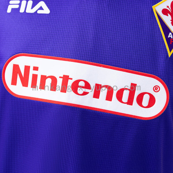 Camiseta Fiorentina 1998 Retro Local - vista lateral